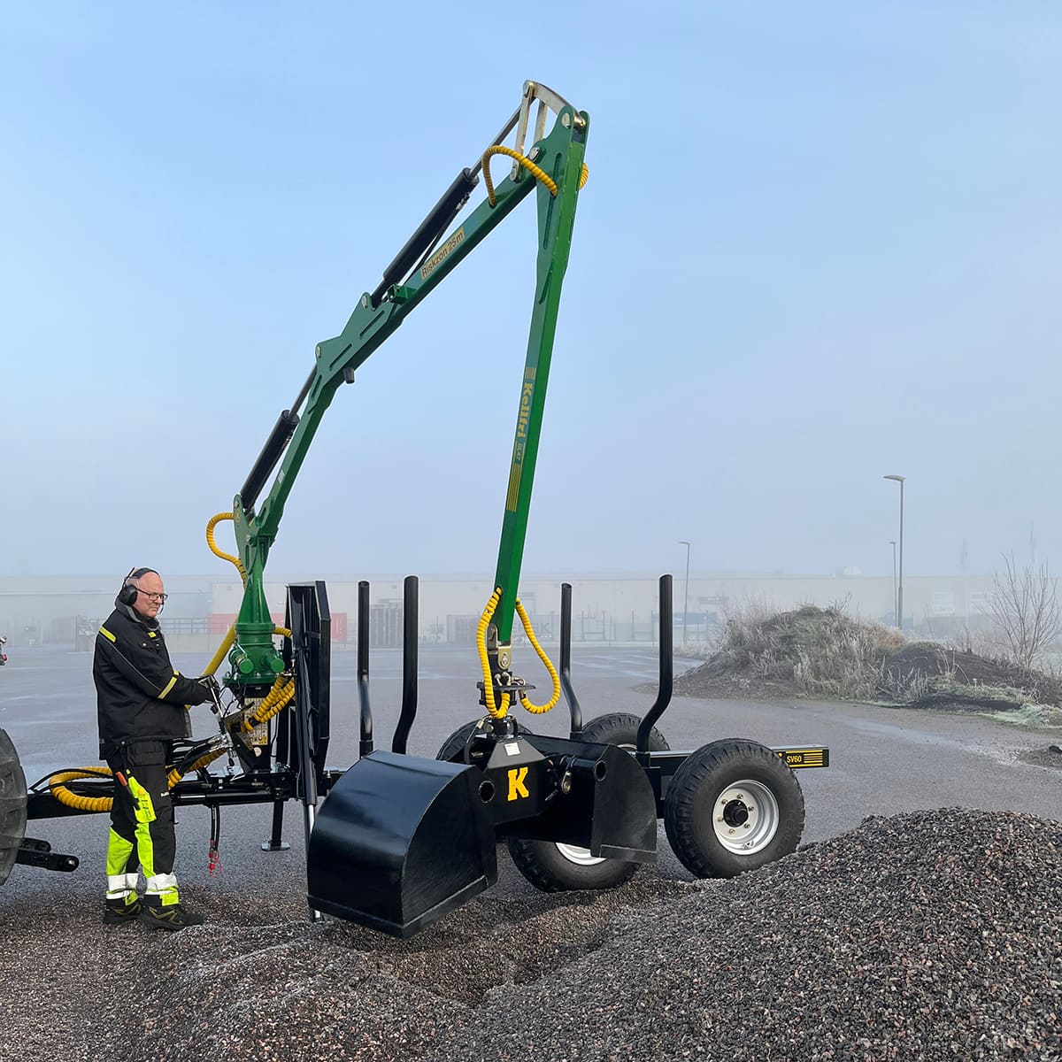 Gripeskuff til skogsvogn, 55 cm