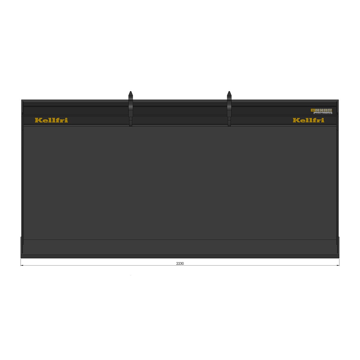 Planeringsskuff 2,2 m, SMS/Trima