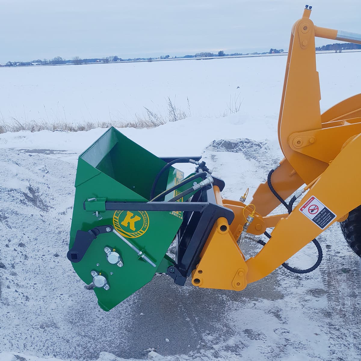 Adapter til sandspreder fra Trima til trepunkt