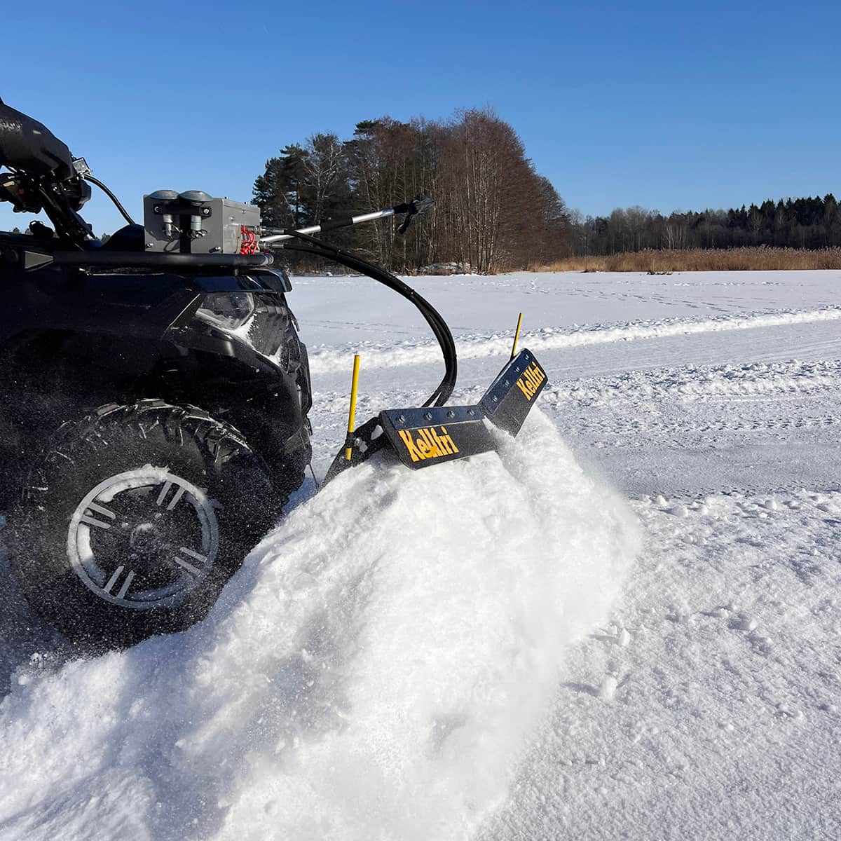V-plog ATV 150 cm med hydraulikkaggregat og sylinder