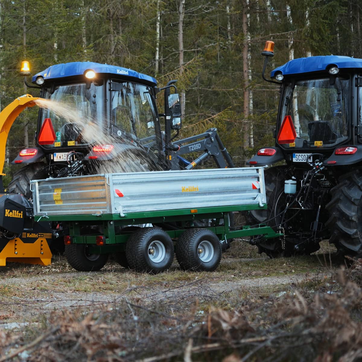 Tippvogn 2,5 tonn, galvanisert