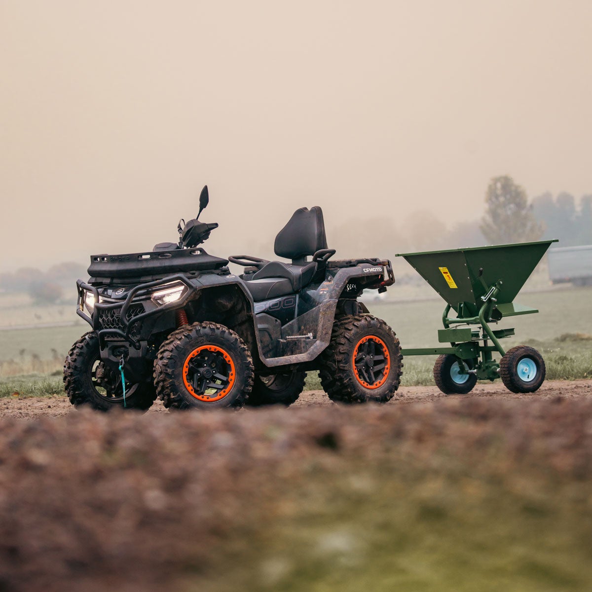Salt- og gjødselspreder ATV