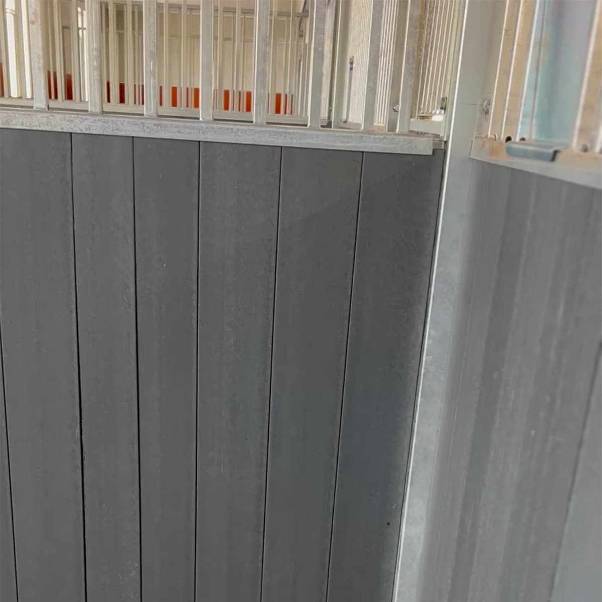 Front med skyvedør 3,0 m inkl. plastplank, SWE