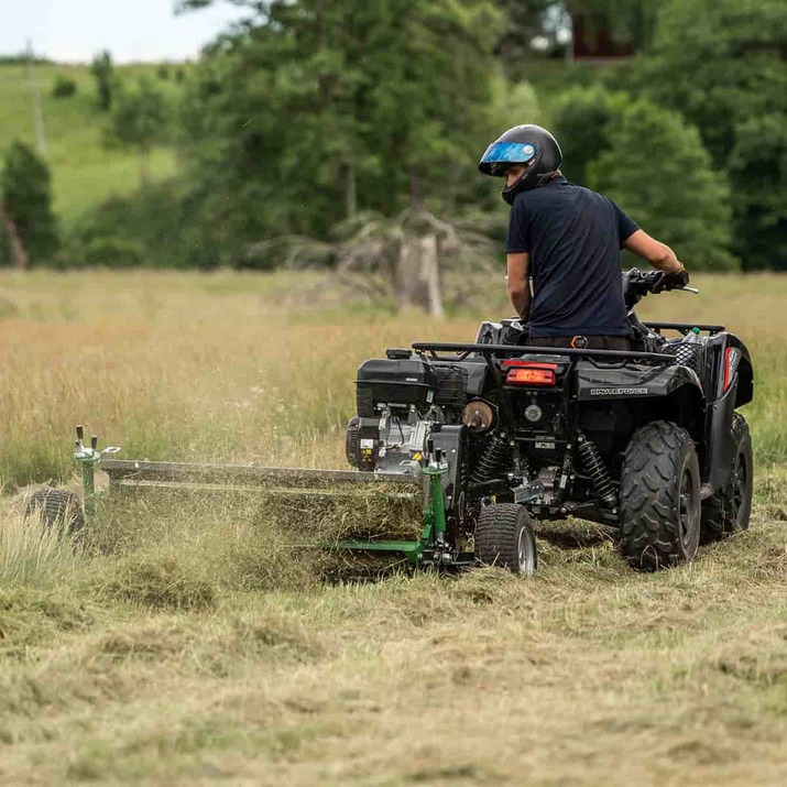 ATV-klipper med luke, 1,2 m, Briggs and Stratton 13,5 hk