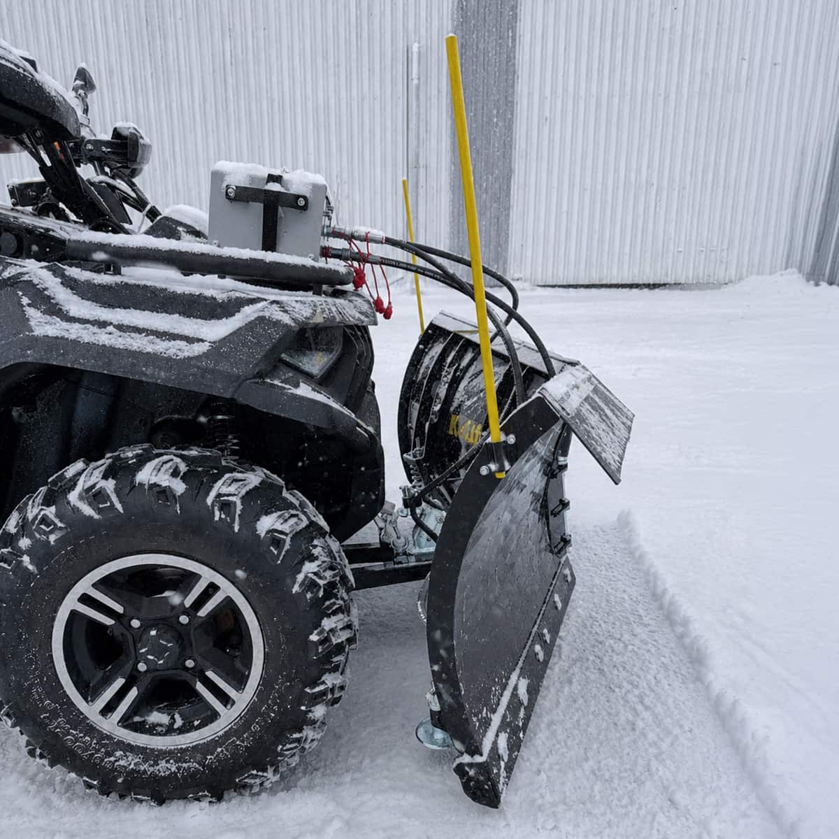 V-plog ATV 150 cm med hydraulikkaggregat og sylinder