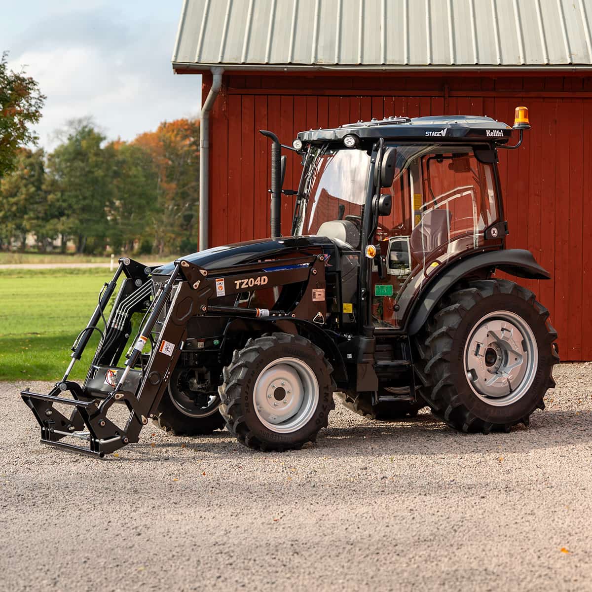 Traktor Lovol 55 hk PRO 4WD med frontlaster, Stage V