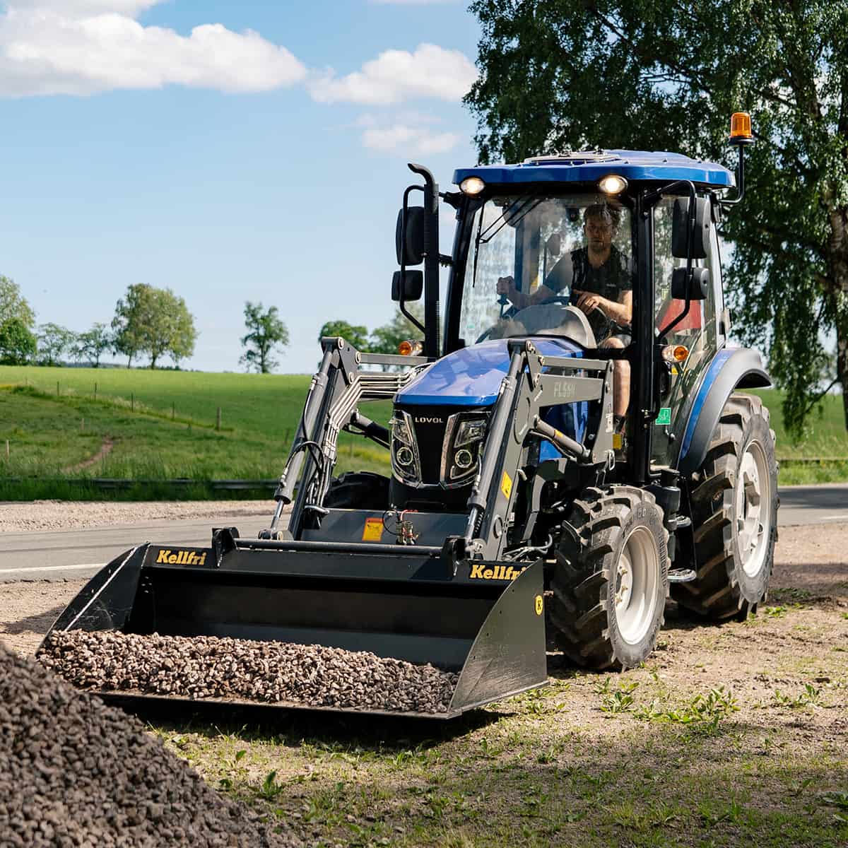 Frontlaster til traktor T504H, inkl. ventilpakke