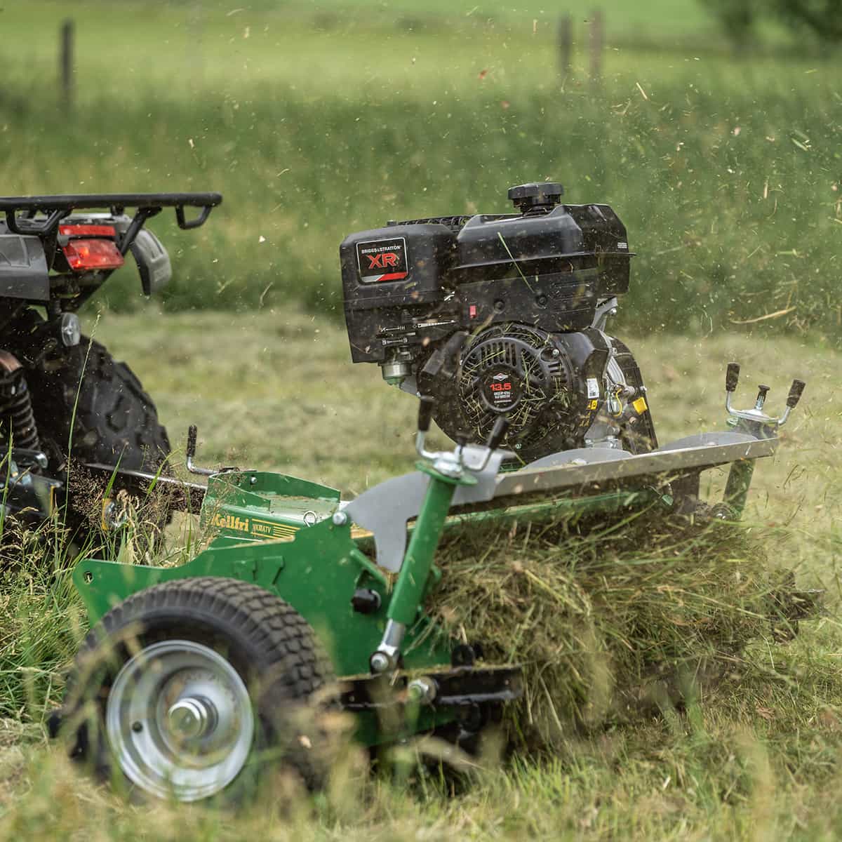 ATV-klipper med luke, 1,5 m, Briggs and Stratton 13,5 hk