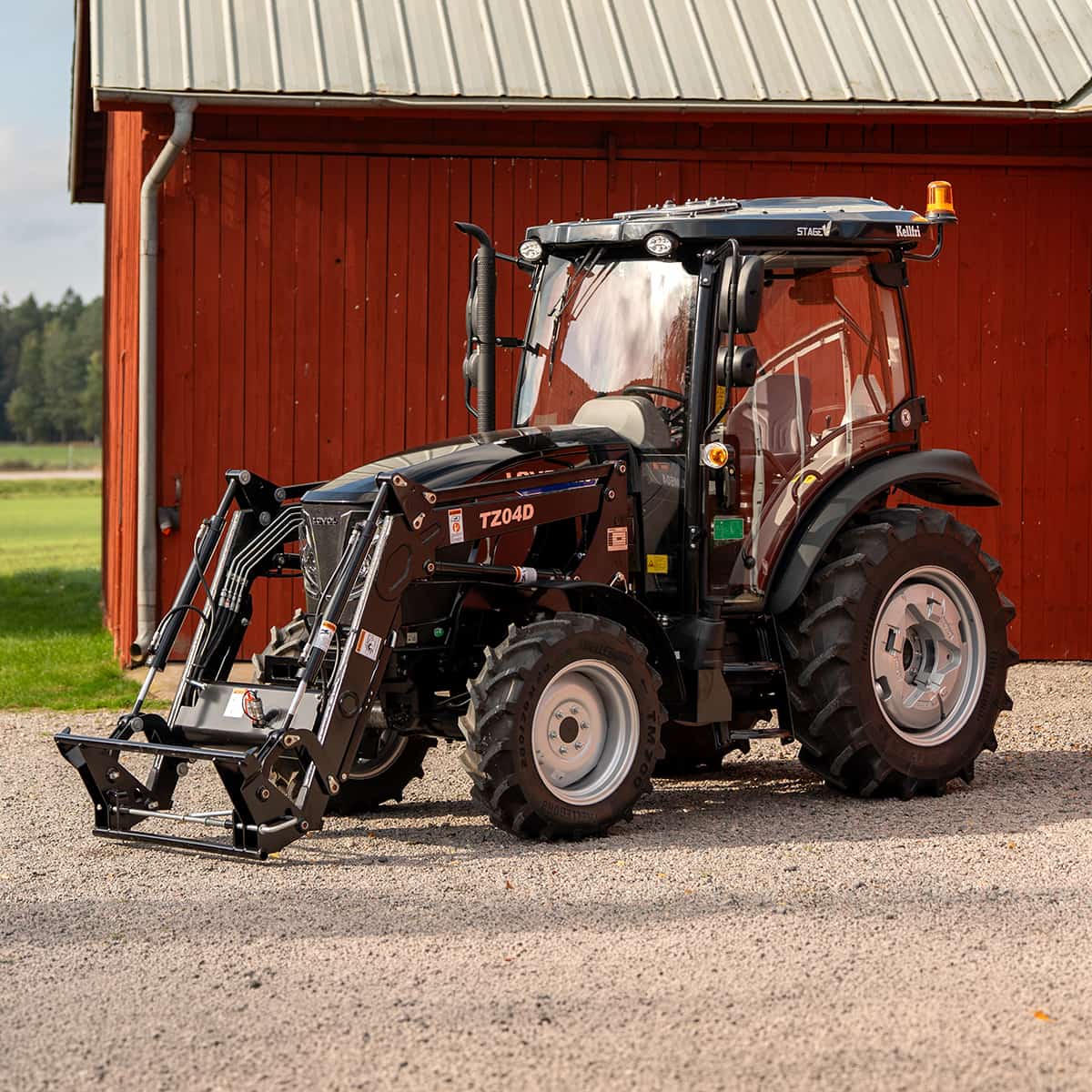 Traktor Lovol 55 hk PRO 4WD med frontlaster, Stage V