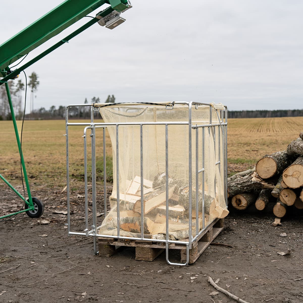 Vedsekk 1000 L til stativ