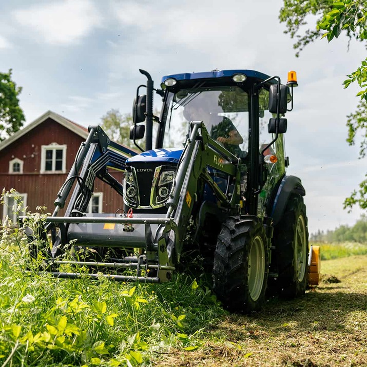 Traktor Lovol 50 hk 4WD med frontlaster, Stage V