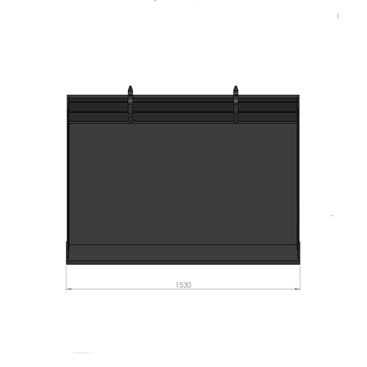 Planeringsskuff 1,5 m, SMS/Trima