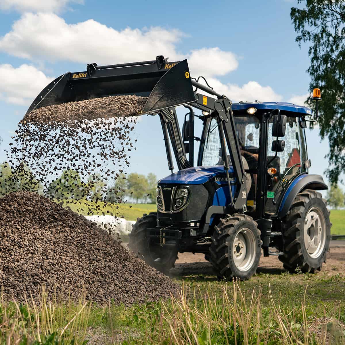 Frontlaster til traktor T504H, inkl. ventilpakke
