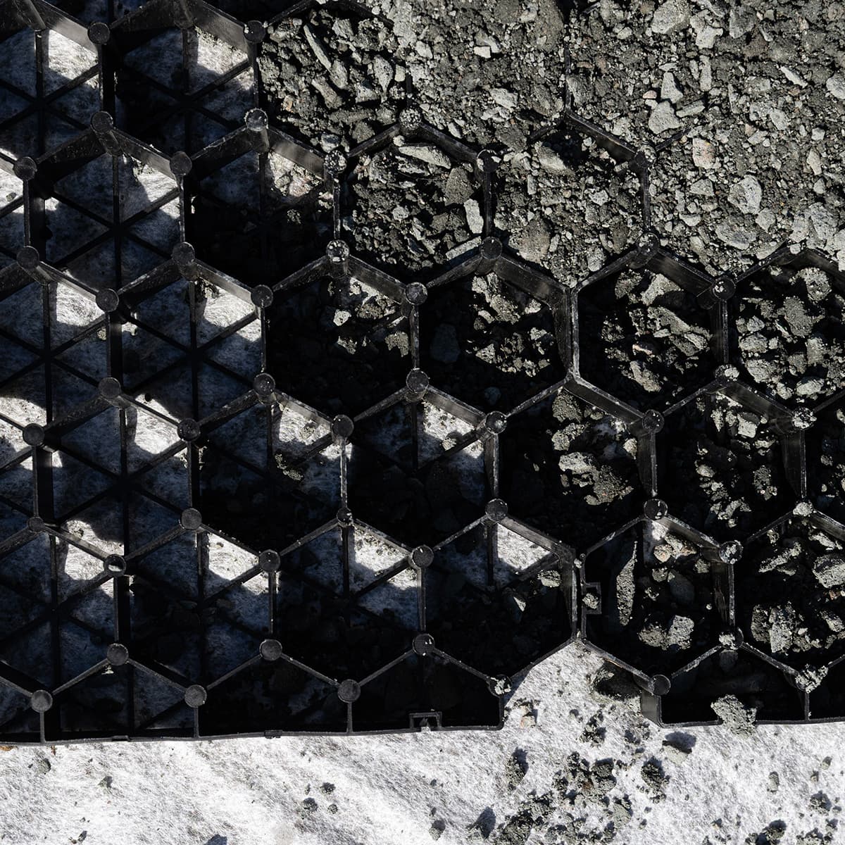 Markarmeringsmatte i plast 1 m²