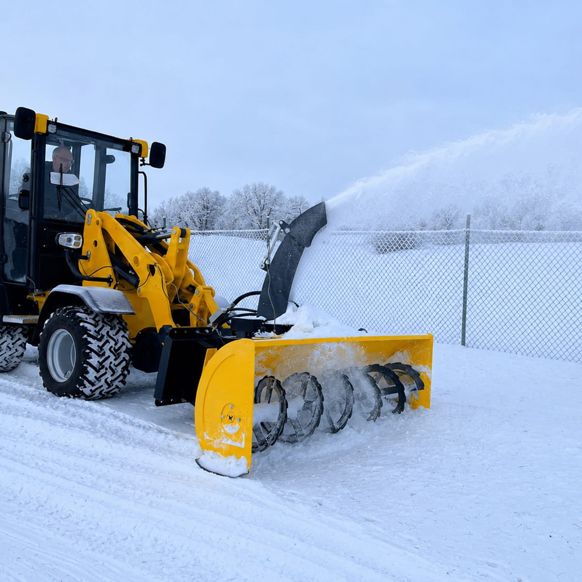 Snøfreser hydraulisk 1,5 m, boltet Trepunktsfeste