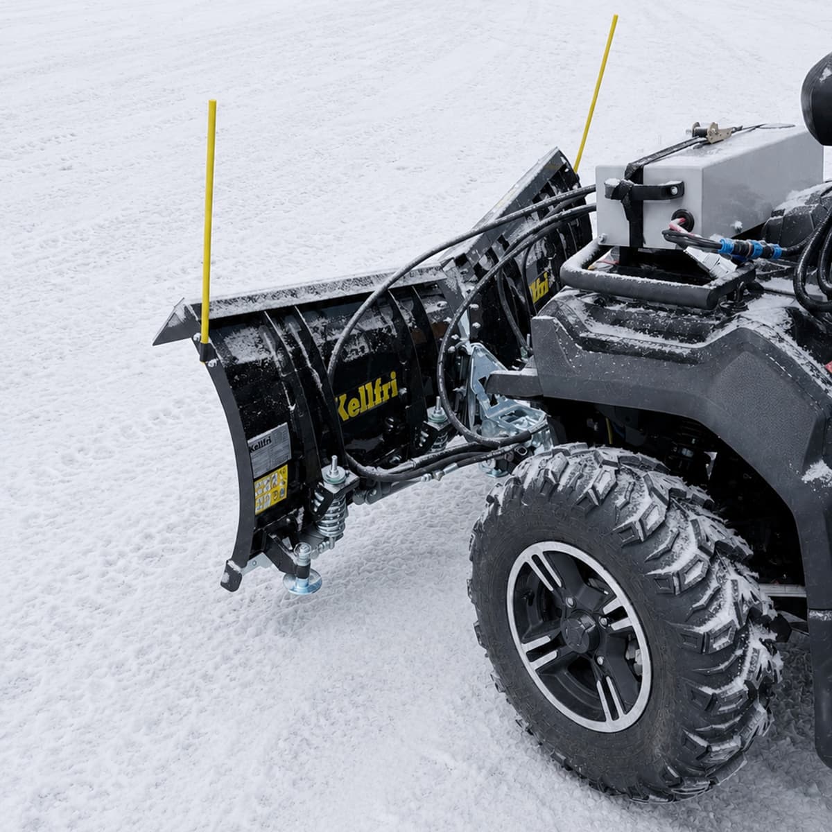V-plog ATV 150 cm med hydraulikkaggregat og sylinder
