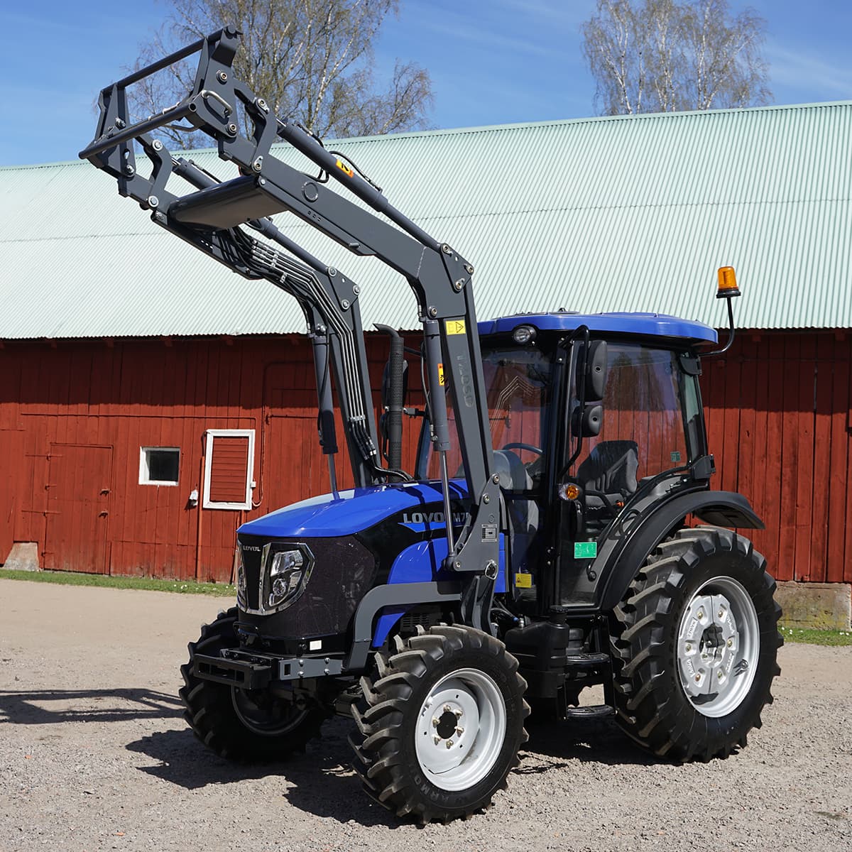 Traktor Lovol 75 hk 4WD med frontlaster, Stage V