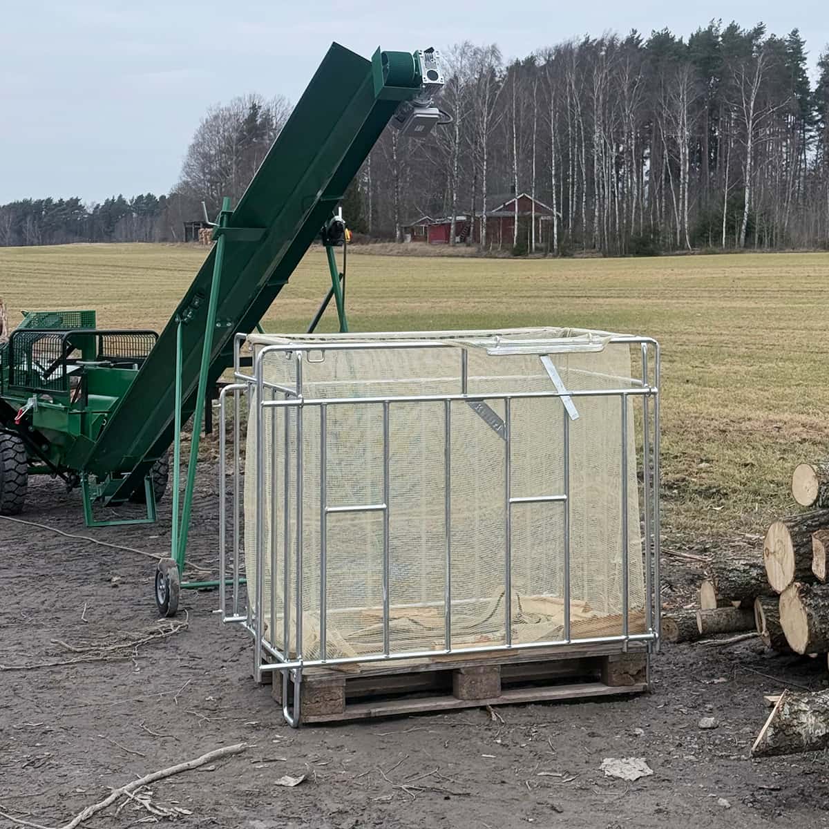Vedsekk 1000 L til stativ