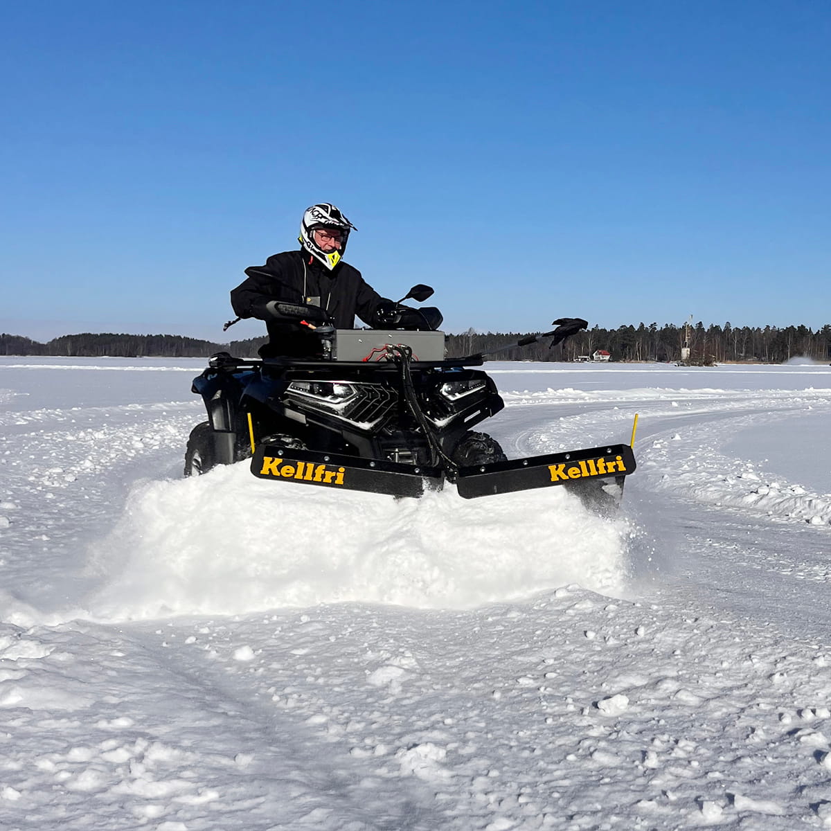 V-plog ATV 150 cm med hydraulikkaggregat og sylinder