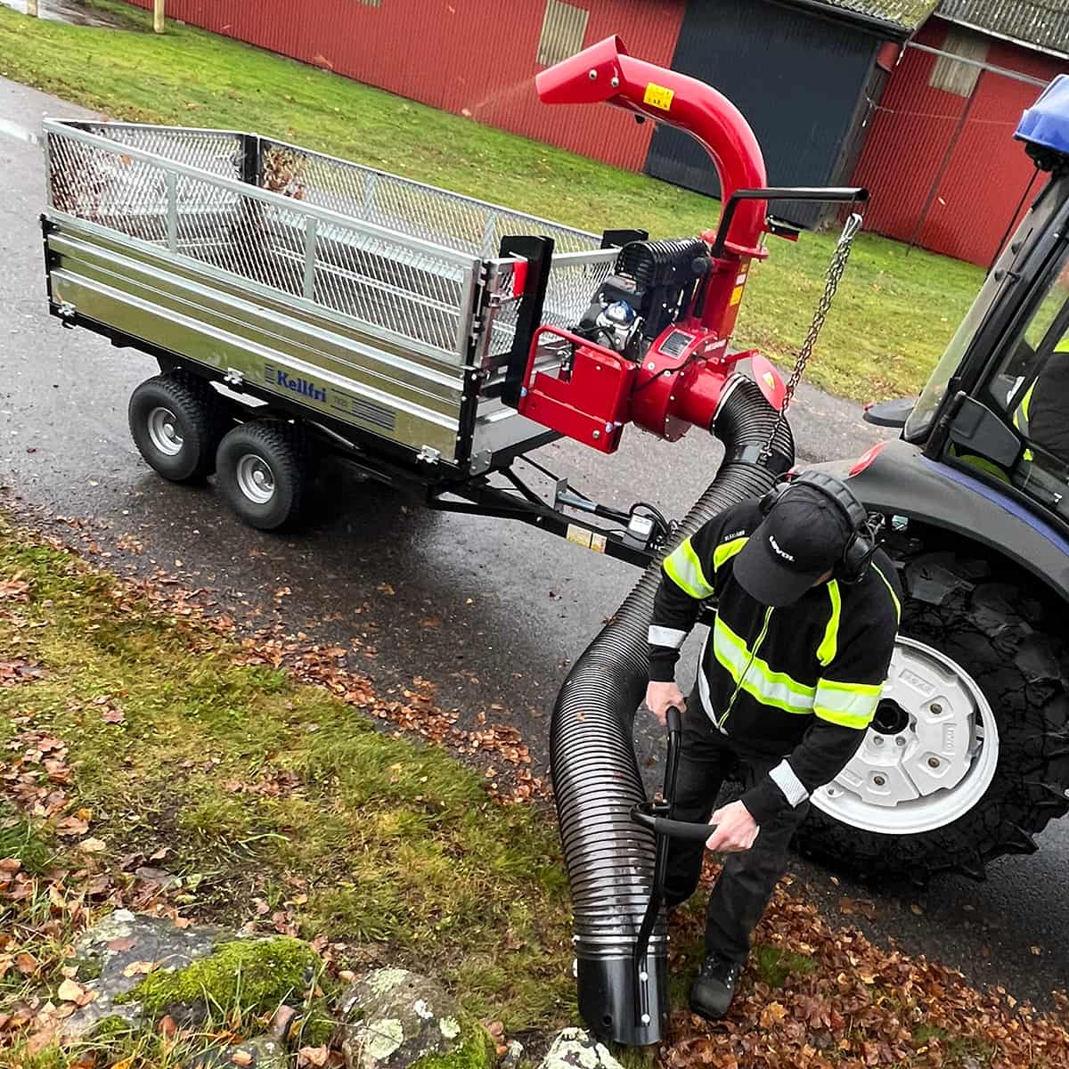 Løvsugeraggregat 21 hk