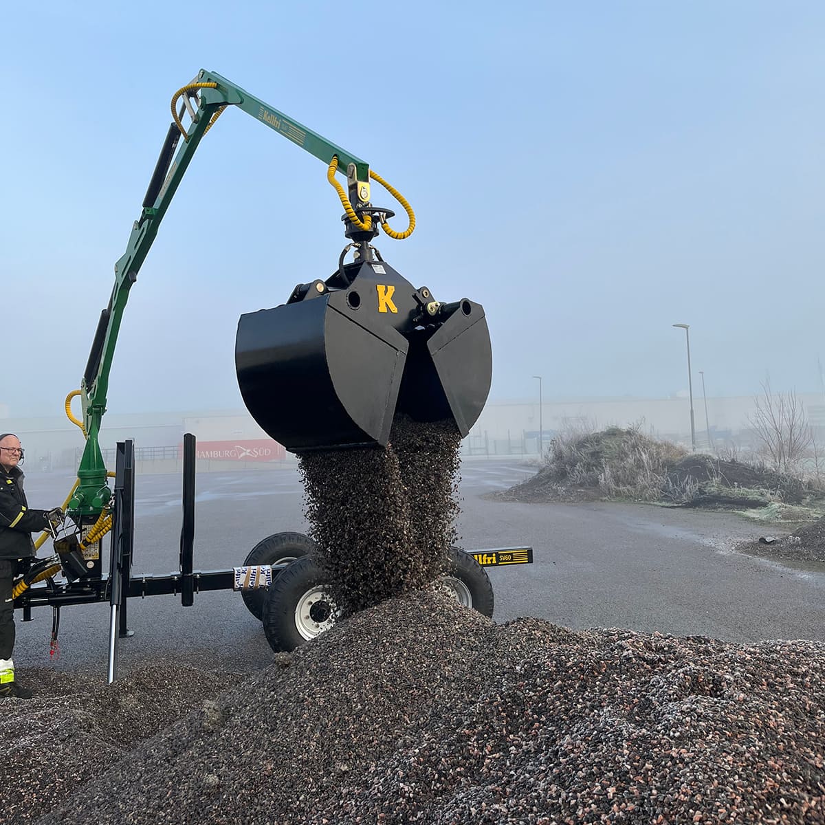 Gripeskuff til skogsvogn, 55 cm