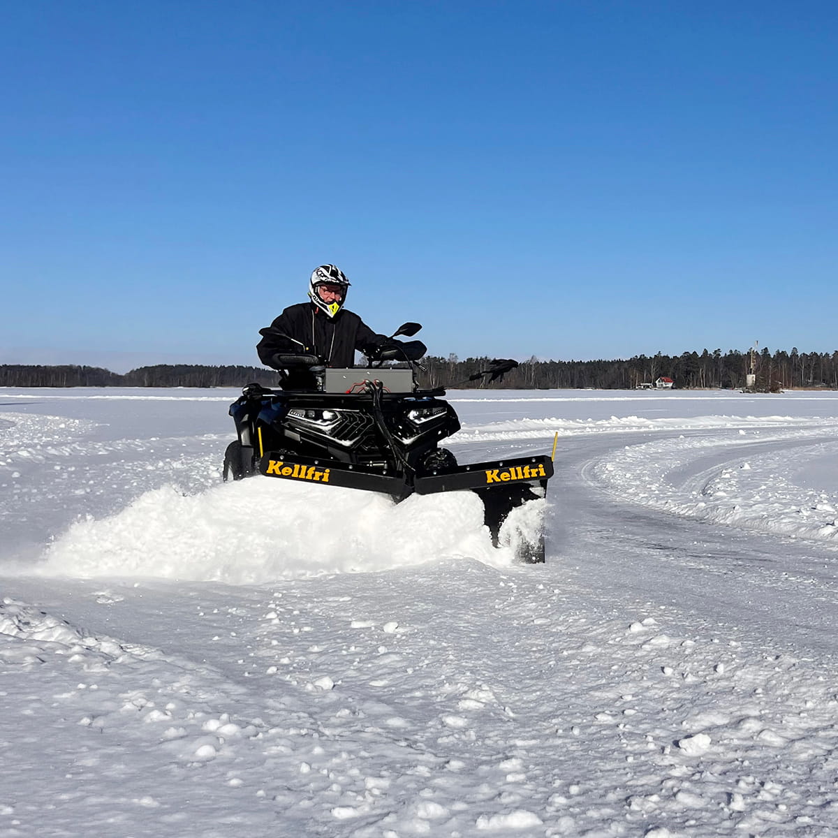 V-plog ATV 150 cm med hydraulikkaggregat og sylinder